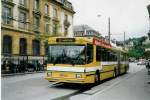 (047'303) - TN Neuchtel - Nr. 116 - NAW/Hess Gelenktrolleybus am 16. Juni 2001 in Neuchtel, Place Pury