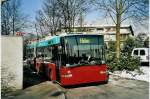 (058'632) - VB Biel - Nr. 85 - NAW/Hess Gelenktrolleybus am 1. Februar 2003 in Biel, Lhre