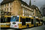 (067'712) - TN Neuchtel - Nr. 101 - NAW/Hess Gelenktrolleybus am 22. Mai 2004 in Neuchtel, Place Pury