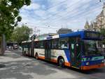 (150'870) - TPG Genve - Nr. 710 - NAW/Hess Gelenktrolleybus am 26. Mai 2014 in Genve, Place des Vingt-Deux-Cantons