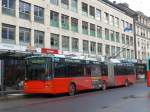 (158'982) - VB Biel - Nr. 87 - NAW/Hess Gelenktrolleybus am 2. Mrz 2015 in Biel, Guisanplatz