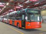 (159'494) - VB Biel - Nr. 81 - NAW/Hess Gelenktrolleybus am 28. Mrz 2015 in Biel, Depot