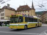 (164'792) - transN, La Chaux-de-Fonds - Nr. 116 - NAW/Hess Gelenktrolleybus (ex TN Neuchtel Nr. 116) am 15. September 2015 in Neuchtel, Place Pury