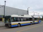 (164'820) - transN, La Chaux-de-Fonds - Nr. 121 - NAW/Hess Gelenktrolleybus (ex TC La Chaux-de-Fonds Nr. 121) am 15. September 2015 in Marin, Dpt