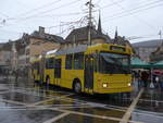 (186'597) - transN, La Chaux-de-Fonds - Nr. 118 - NAW/Hess Gelenktrolleybus (ex TN Neuchtel Nr. 118) am 25. November 2017 in Neuchtel, Place Pury