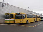 (257'742) - transN, La Chaux-de-Fonds - Nr. 118 - NAW/Hess Gelenktrolleybus (ex TN Neuchtel Nr. 118) am 21. Dezember 2023 in Marin, Dpt