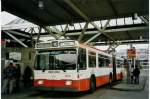 (066'213) - TPG Genve - Nr. 653 - Saurer/Hess Gelenktrolleybus am 21. Mrz 2004 in Genve, Aroport