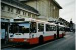 (093'005) - TL Lausanne - Nr. 883 - Saurer/Hess Gelenktrolleybus (ex TPG Genve Nr. 652) am 17. Mrz 2007 beim Bahnhof Lausanne