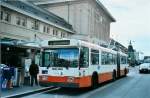 (105'226) - TL Lausanne - Nr. 890 - Saurer/Hess Gelenktrolleybus (ex TPG Genve Nr. 656) am 15. Mrz 2008 beim Bahnhof Lausanne