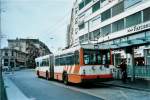(105'231) - TL Lausanne - Nr. 890 - Saurer/Hess Gelenktrolleybus (ex TPG Genve Nr. 656) am 15. Mrz 2008 beim Bahnhof Lausanne
