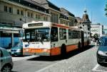 (108'115) - TL Lausanne - Nr. 881 - Saurer/Hess Gelenktrolleybus (ex TPG Genve Nr. 661) am 21. Juni 2008 beim Bahnhof Lausanne