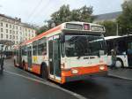 (147'206) - TPG Genve - Nr. 665 - Saurer/Hess Gelenktrolleybus am 16. September 2013 beim Bahnhof Genve