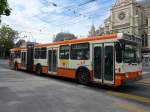 (150'875) - TPG Genve - Nr. 674 - Saurer/Hess Gelenktrolleybus am 26. Mai 2014 in Genve, Place des Vingt-Deux-Cantons