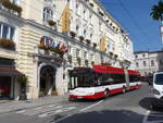 (197'243) - OBUS Salzburg - Nr. 316/S 392 RR - Solaris Gelenktrolleybus (ex TC La Chaux-de-Fonds/CH Nr. 141) am 13. September 2018 in Salzburg, Makartplatz