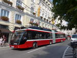 (197'263) - OBUS Salzburg - Nr. 370/S 163 UL - Solaris Gelenktrolleybus am 13. September 2018 in Salzburg, Makartplatz