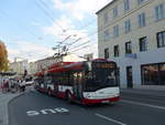 (197'379) - OBUS Salzburg - Nr. 306/S 210 NY - Solaris Gelenktrolleybus am 13. September 2018 in Salzburg, Hanuschplatz