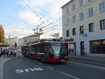 Solaris/630952/197381---obus-salzburg---nr (197'381) - OBUS Salzburg - Nr. 338/S 426 SL - Solaris Gelenktrolleybus am 13. September 2018 in Salzburg, Hanuschplatz