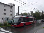 Solaris/631165/197408---obus-salzburg---nr (197'408) - OBUS Salzburg - Nr. 327/S 844 PZ - Solaris Gelenktrolleybus am 14. September 2018 beim Bahnhof Salzburg Sd