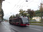 Solaris/631486/197523---obus-salzburg---nr (197'523) - OBUS Salzburg - Nr. 361/S 802 TJ - Solaris Gelenktrolleybus am 14. September 2018 in Salzburg, Mozartsteg