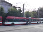 (197'121) - OBUS Salzburg - Nr. 266/S 470 IP - Van Hool Gelenktrolleybus (ex Nr. 0266) am 13. September 2018 in Salzburg, Betriebshof