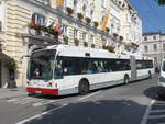 (197'237) - OBUS Salzburg - Nr. 273/S 466 JD - Van Hool Gelenktrolleybus (ex Nr. 0373) am 13. September 2018 in Salzburg, Makartplatz