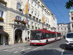 (197'245) - OBUS Salzburg - Nr. 271/S 517 IP - Van Hool Gelenktrolleybus (ex Nr. 0271) am 13. September 2018 in Salzburg, Makartplatz