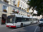 (197'270) - OBUS Salzburg - Nr. 272/S 464 JD - Van Hool Gelenktrolleybus (ex Nr. 0372) am 13. September 2018 in Salzburg, Makartplatz