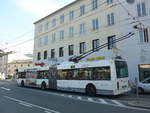 (197'337) - OBUS Salzburg - Nr. 280/S 843 ST - Van Hool Gelenktrolleybus (ex Nr. 0389) am 13. September 2018 in Salzburg, Hanuschplatz 