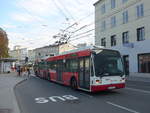 Van Hool/630843/197354---obus-salzburg---nr (197'354) - OBUS Salzburg - Nr. 265/S 469 IP - Van Hool Gelenktrolleybus (ex Nr. 0265) am 13. September 2018 in Salzburg, Hanuschplatz