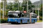 (034'327) - VBL Luzern - Nr. 175 - Volvo/Hess Gelenktrolleybus am 13. Juli 1999 in Luzern, Verkehrshaus