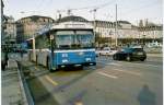 Volvo/222560/038207---vbl-luzern---nr (038'207) - VBL Luzern - Nr. 172 - Volvo/Hess Gelenktrolleybus am 30. Dezember 1999 in Luzern, Schwanenplatz