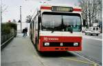 (045'825) - VB Biel - Nr. 70 - Volvo/R&J Gelenktrolleybus am 19. April 2001 in Biel, Mhlestrasse
