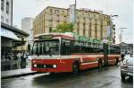 (081'320) - VB Biel - Nr. 64 - Volvo/R&J Gelenktrolleybus am 22. Oktober 2005 in Biel, Guisanplatz