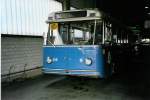 (046'005) - ACT Lugano - Nr. 115 - FBW/R&J Trolleybus am 23. April 2001 in Pregassona, Deposito