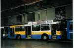 (057'427) - TC La Chaux-de-Fonds - Nr. 104 - FBW/Hess-Haag Trolleybus am 30. November 2002 in La Chaux-de-Fonds, Dpt