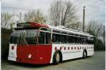 (066'118) - TPF Fribourg - Nr. 347 - FBW/Hess Trolleybus (ex TL Lausanne Nr. 703) am 21. Mrz 2004 in Fribourg, Garage