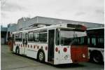 (066'119) - TPF Fribourg - Nr. 345 - FBW/Hess Trolleybus (ex TL Lausanne Nr. 702) am 21. Mrz 2004 in Fribourg, Garage