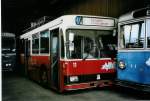 (093'417) - VB Biel (TVS) - Nr. 11 - FBW/R&J Trolleybus am 25. Mrz 2007 in Selzach, Halle TVS (Teilaufnahme)
