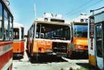(116'912) - Tursib, Sibiu - Nr. 218 - FBW/Eggli Trolleybus (ex TL Lausanne Nr. 681; ex TL Lausanne Nr. 543; ex TL Lausanne Nr. 43) am 27. Mai 2009 in Sibiu, Depot