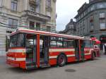 (166'319) - VB Biel (TVS) - Nr. 9 - FBW/R&J Trolleybus am 24. Oktober 2015 in Biel, Zentralplatz