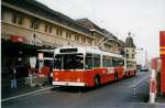 NAW/216044/030312---tl-lausanne---nr (030'312) - TL Lausanne - Nr. 764 - NAW/Lauber Trolleybus am 21. Mrz 1999 beim Bahnhof Lausanne