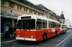 NAW/216048/030316---tl-lausanne---nr (030'316) - TL Lausanne - Nr. 772 - NAW/Lauber Trolleybus am 21. Mrz 1999 beim Bahnhof Lausanne