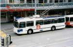 NAW/218964/033801---tl-lausanne---nr (033'801) - TL Lausanne - Nr. 762 - NAW/Lauber Trolleybus am 7. Juli 1999 in Lausanne, Place Riponne
