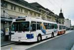 NAW/245301/058413---tl-lausanne---nr (058'413) - TL Lausanne - Nr. 783 - NAW/Lauber Trolleybus am 1. Januar 2003 beim Bahnhof Lausanne