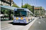 (062'620) - TL Lausanne - Nr. 768 - NAW/Lauber Trolleybus am 4. August 2003 in Lausanne, Chauderon