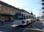(149'254) - TL Lausanne - Nr. 783 - NAW/Lauber Trolleybus am 9. Mrz 2014 beim Bahnhof Lausanne
