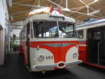 (198'795) - DPP Praha - Nr. 494 - Skoda Trolleybus am 20. Oktober 2018 in Praha, PNV-Museum