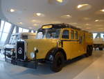 Mercedes/588503/186389---aus-oesterreich-postbus-- (186'389) - Aus Oesterreich: PostBus - PT 38'030 - Mercedes Postamt am 12. November 2017 in Stuttgart, Mercedes-Benz Museum