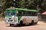 Unbekannter Midibus in thiopien in Tyia bei Addis Abeba 03/2019 gesehen.