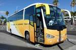 Iveco Irizar von Thomas Cook steht am Airport von Teneriffa, 01-2019